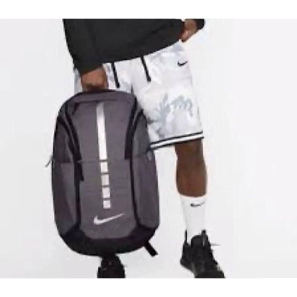 Nike Hoops Elite Pro Grey/Silver Basketball Backpack BA5554-022 NWT